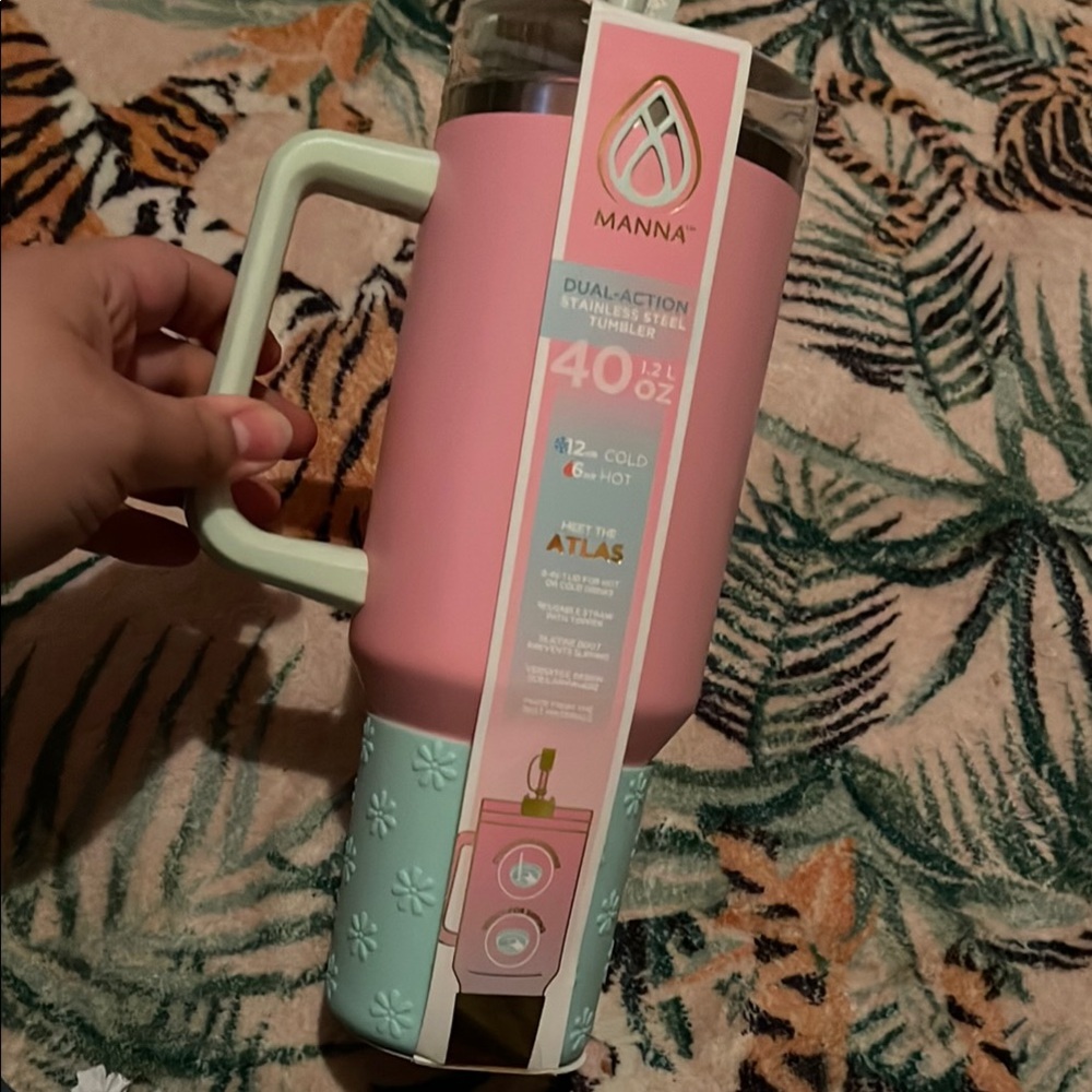 Manna Pink and Mint Dual-Action Tumbler